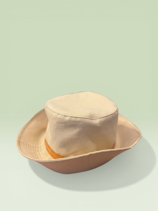 Coach Bucket Hat Tan and Red - Picture 2 of 7